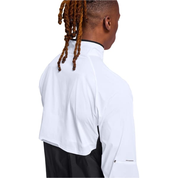 Veste running ON RUNNING WEATHER JACKET M WHITE/BLACK