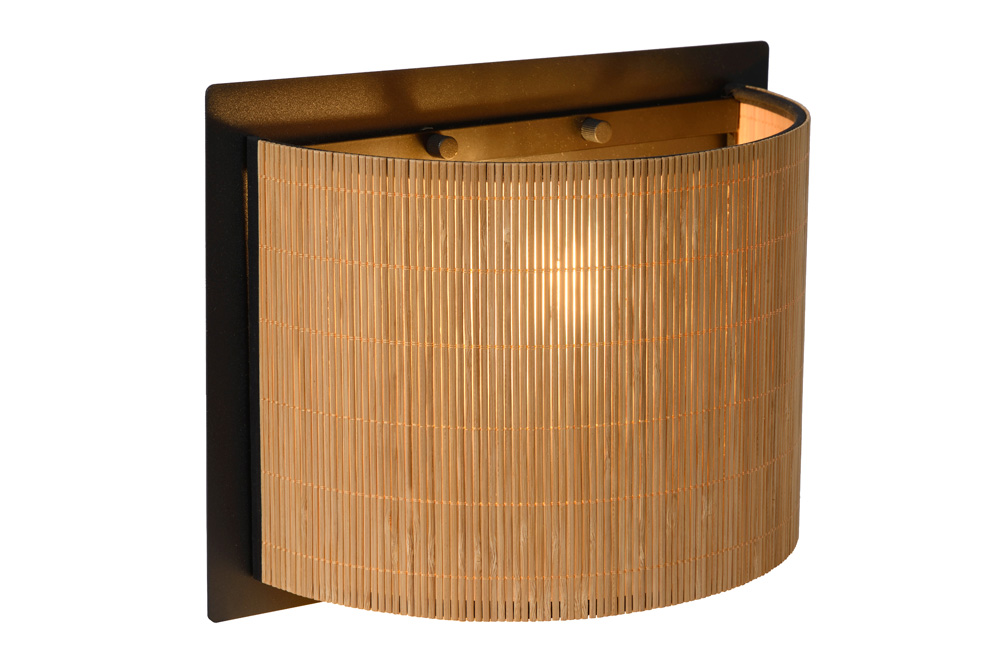 Lucide Magius wandlamp 29x15cm E27 rotan