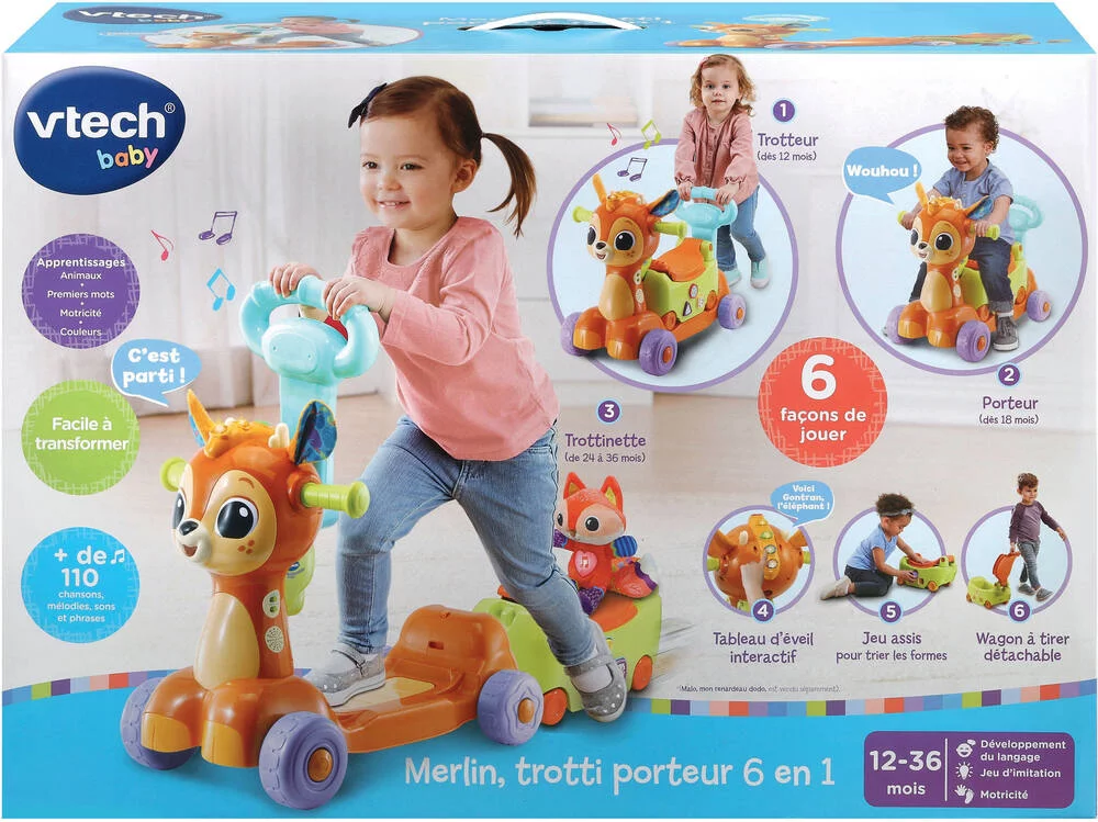 MERLIN TROTTI PORTEUR 6 EN 1