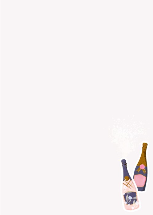 Greetz | Verjaardagskaart | Champagne | Lieve mam