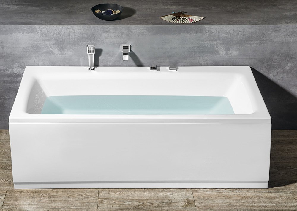 Polysan Kvadra ligbad 180x80x47cm wit