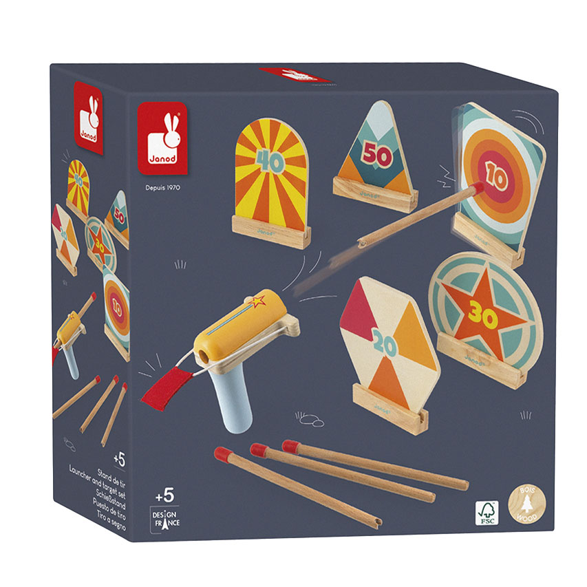 Janod - Houten Schietspel Target