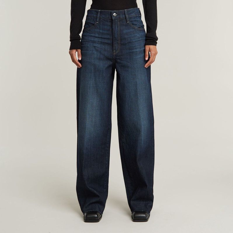 G-Star - Deck 1.0 - Jeans - Blauw - Ultra High Wijde Pijpen