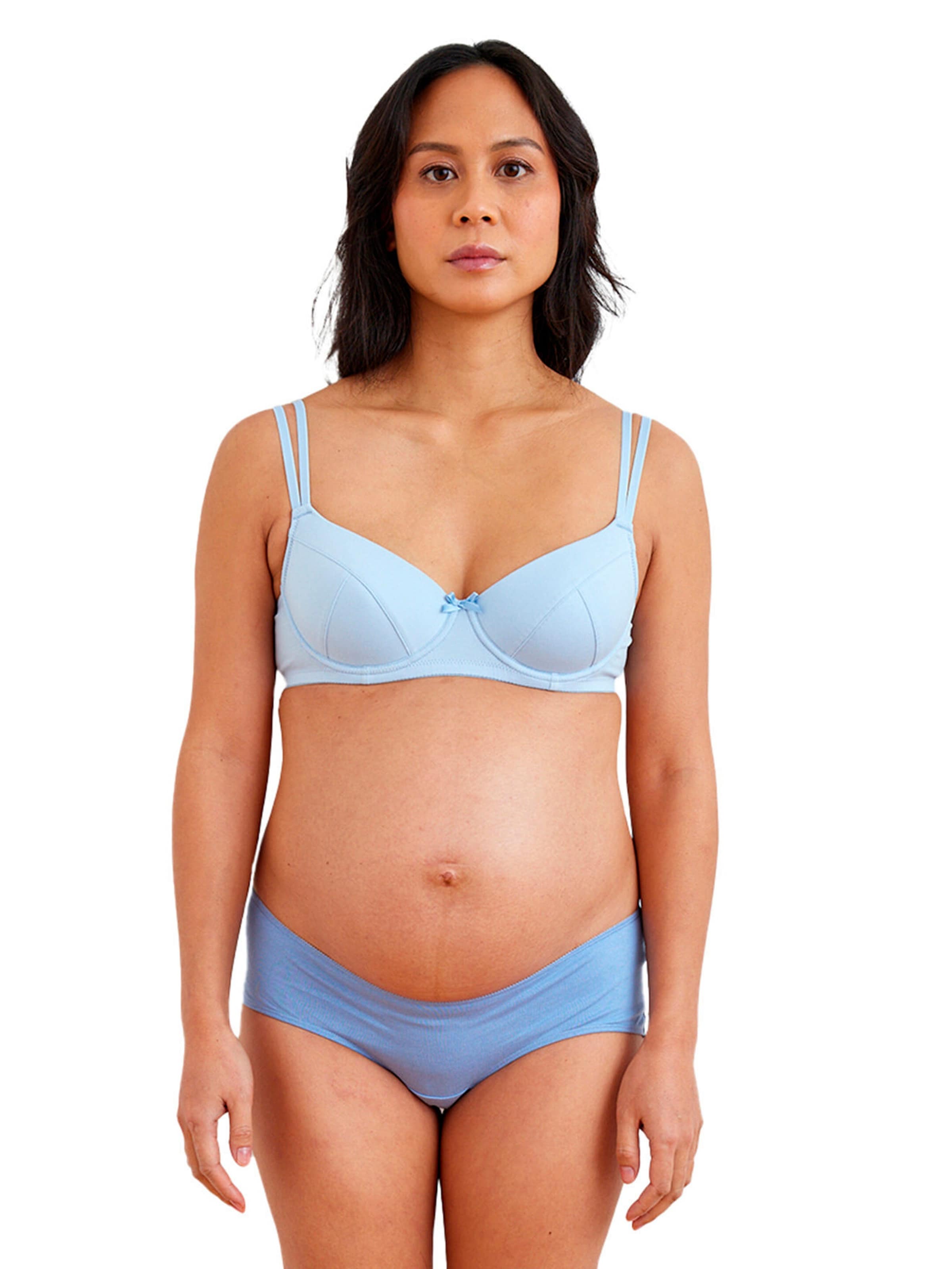 Vertbaudet Bio-Kollektion: 2er-Pack Umstands-BHs mit Formbügeln rosa