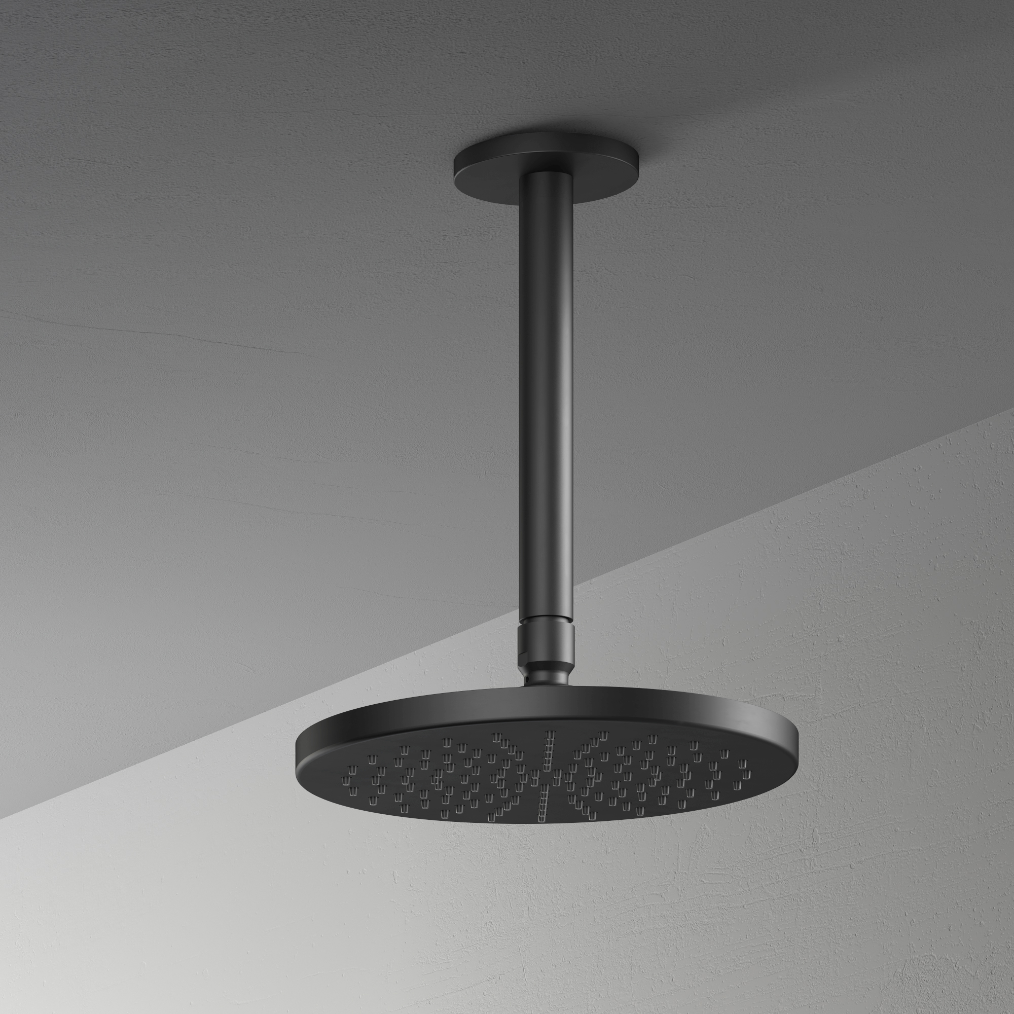 Hotbath Cobber Hoofddouche 20cm Zwart Mat M100