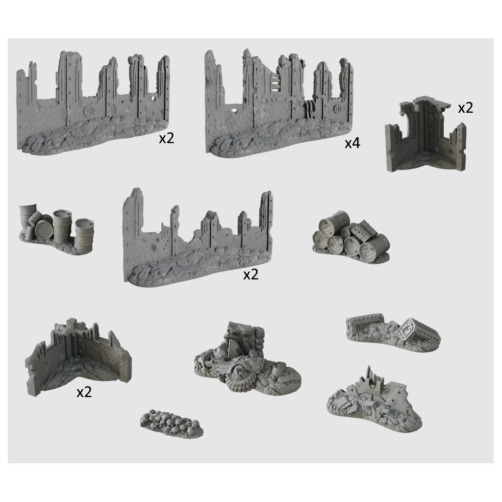 Terrain Crate: Sci-Fi Terrain - Gothic Ruins