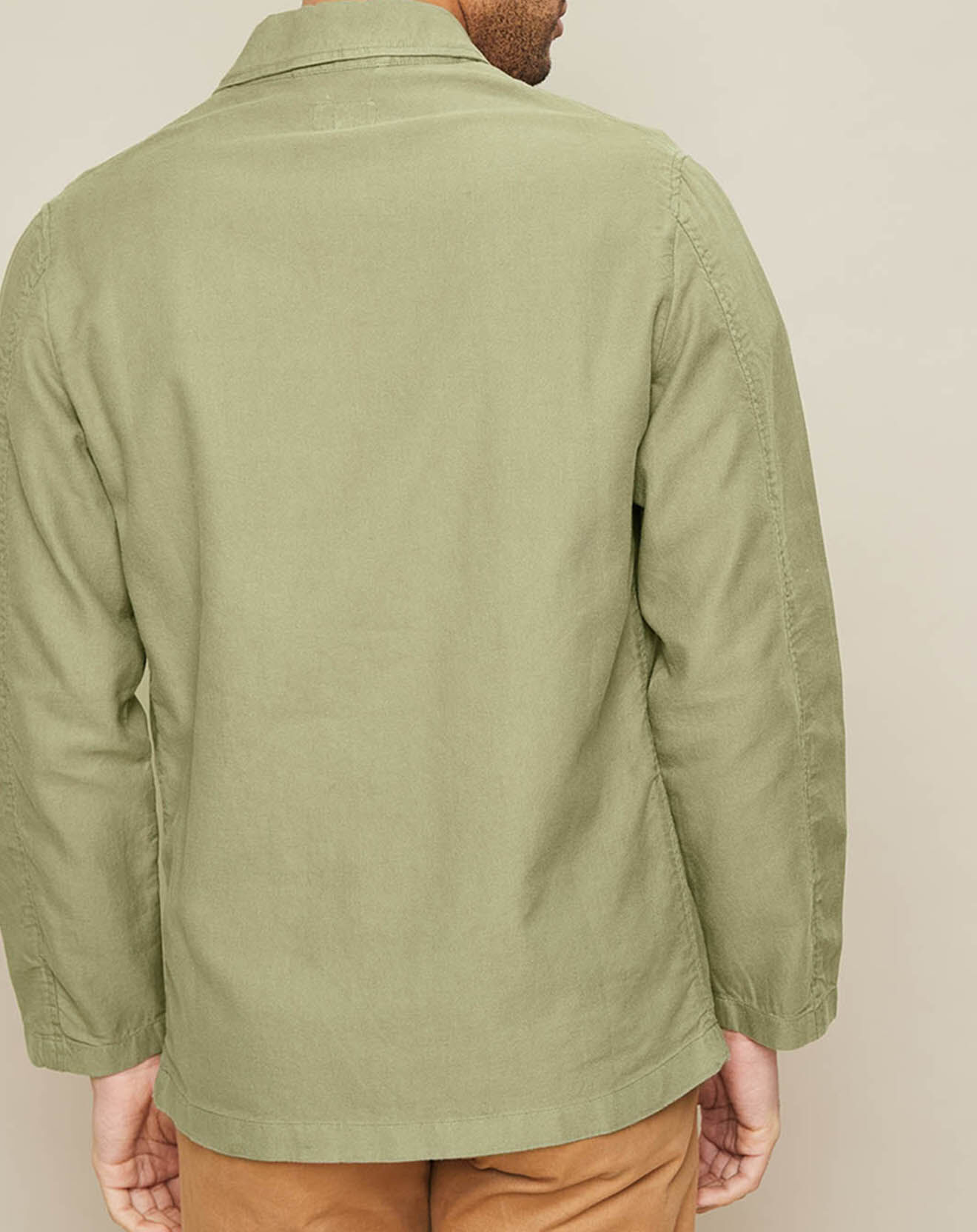 Hartford Veste en Coton & Lin Jacinto kaki