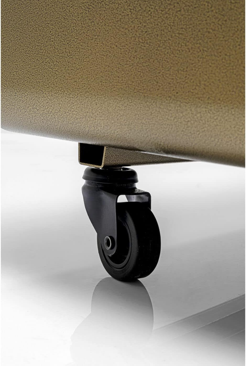 Kare Design TV Board Lounge M Mobil, Bronze, Ablage, Lowboard, Sideboard, Rollbar, Minimalistisch, Pflegeleicht, 30x90x42 cm (H/B/T)