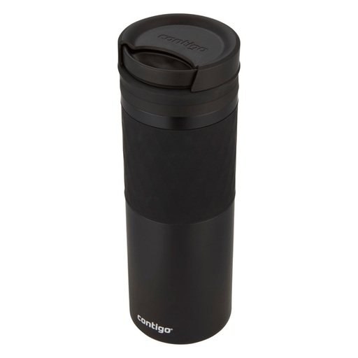 Contigo Garrafa térmica preta mate Glaze 470 ml