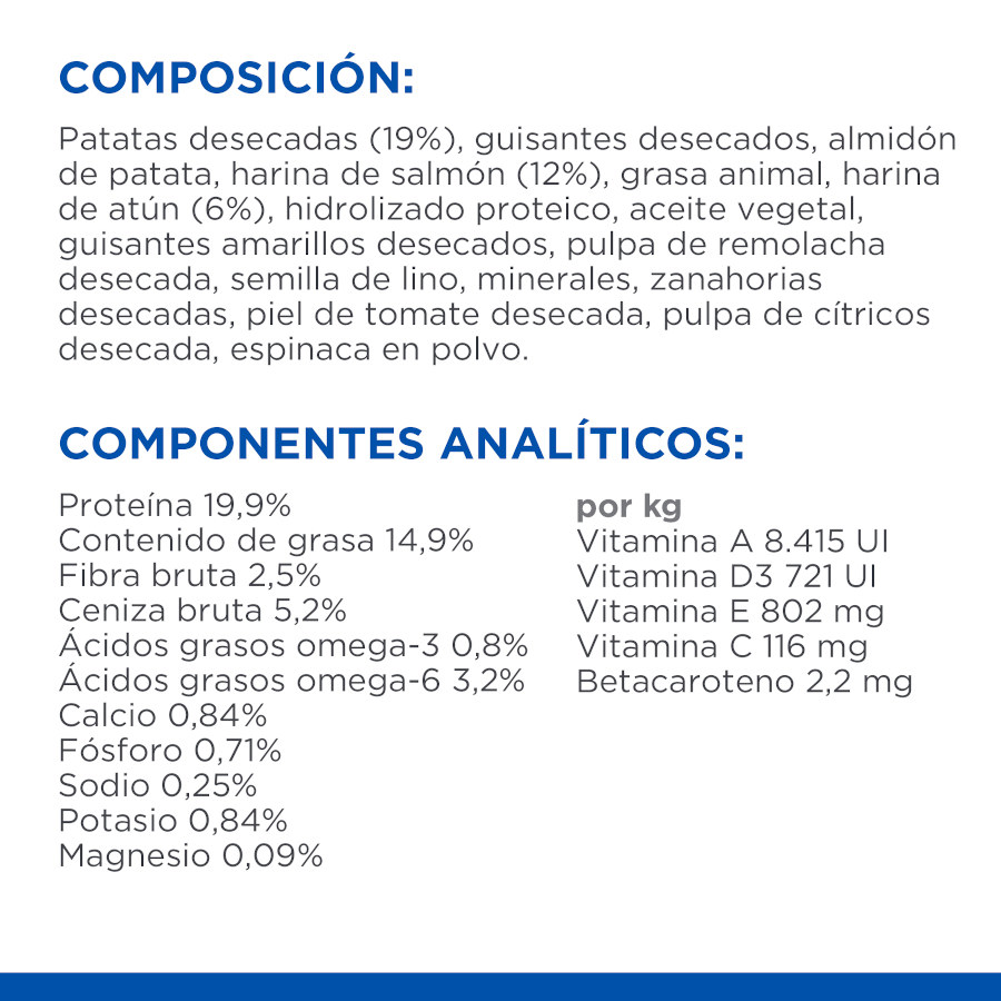 Ração para cães Hill's Science Plan Adult Medium, hipoalergênica, com salmão.