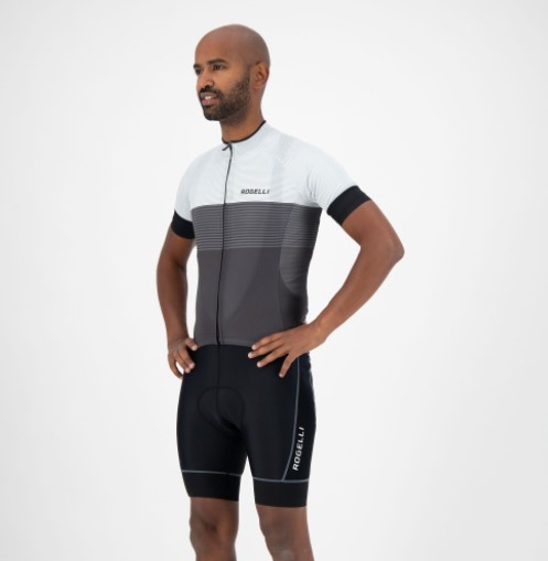 Rogelli Boost Jersey Sort / Hvid