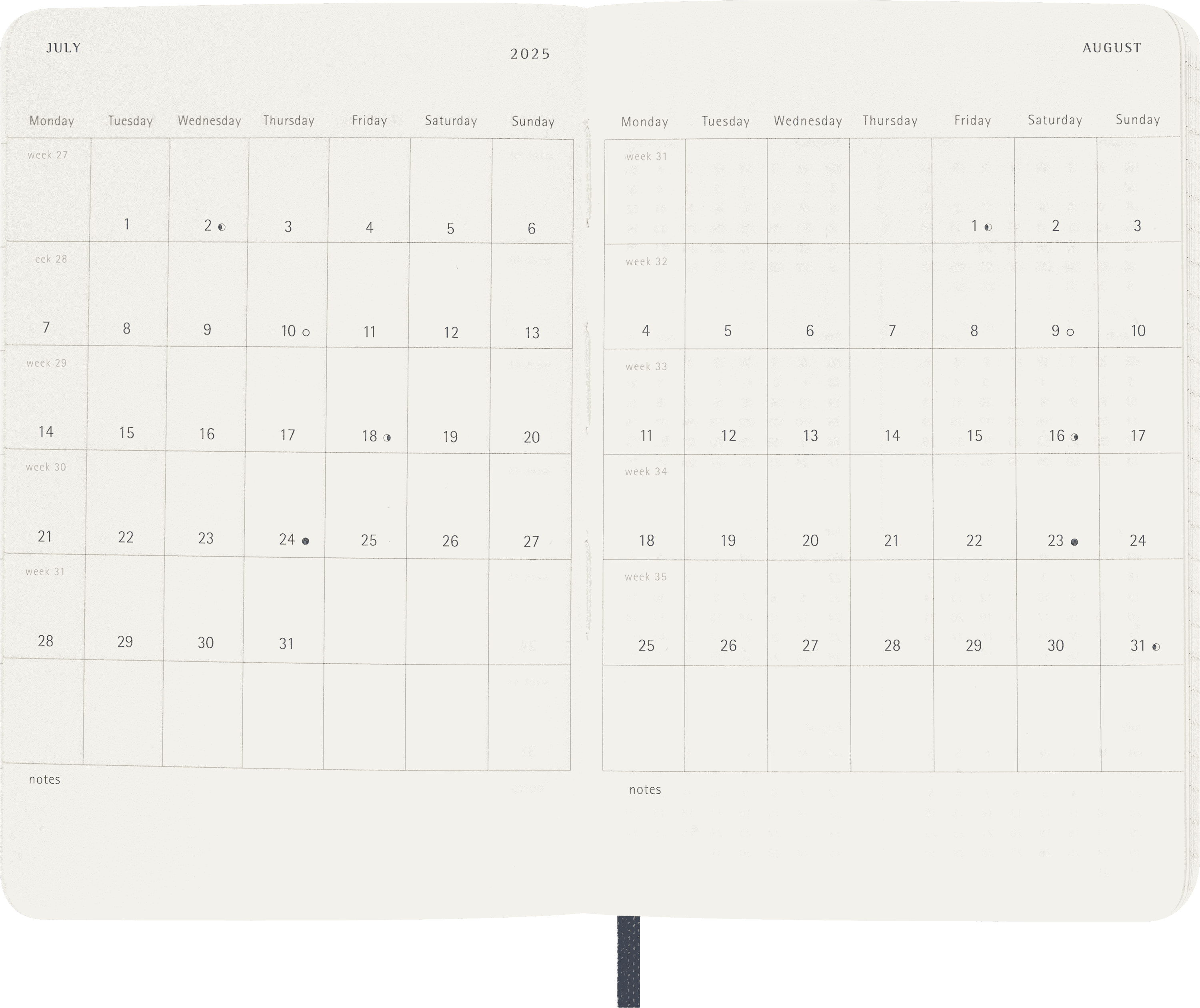 Classic Planner 2024/2025 Pocket Weekly, soft cover, 18 months