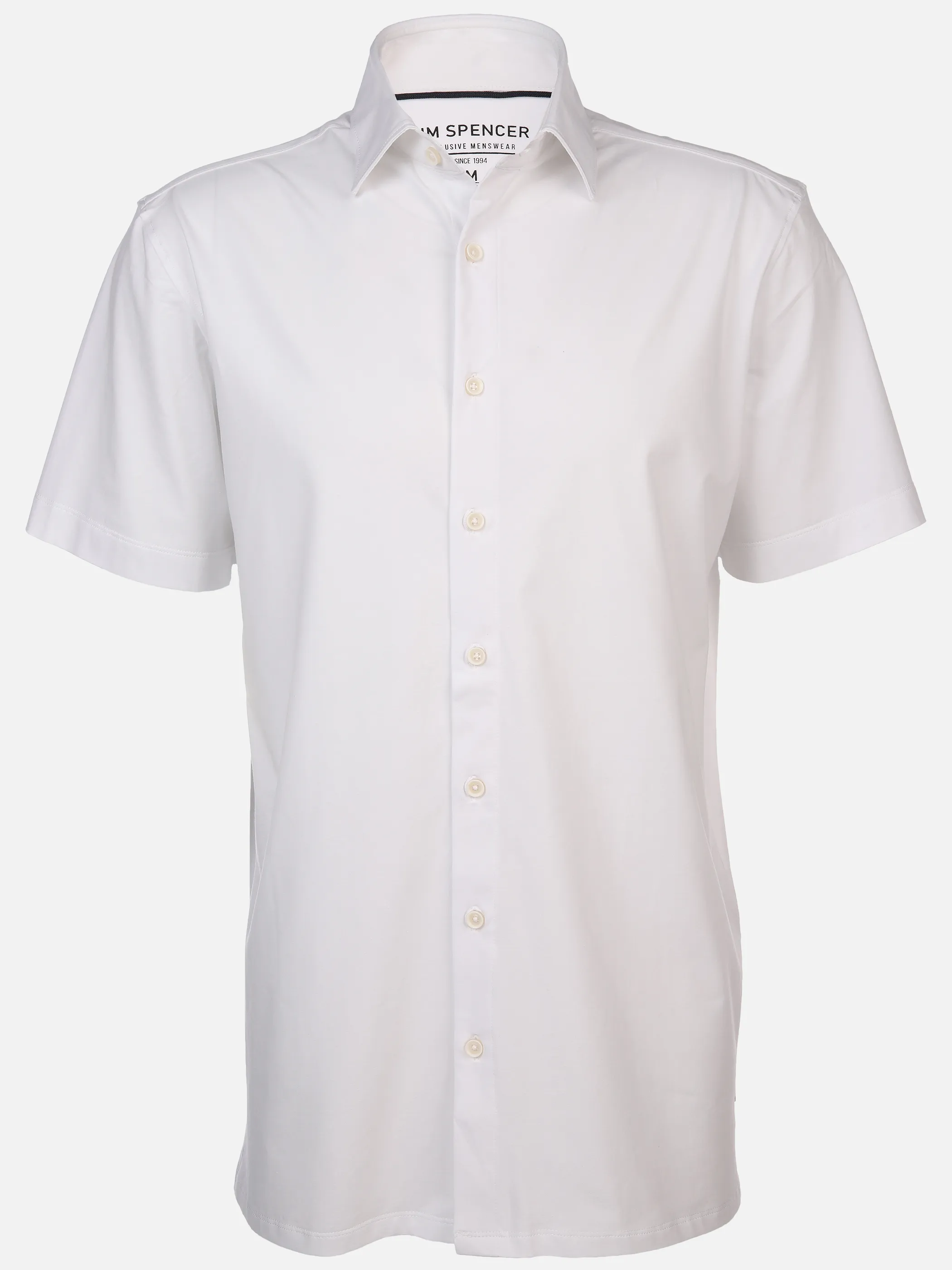 Herren Jerseyhemd unifarben