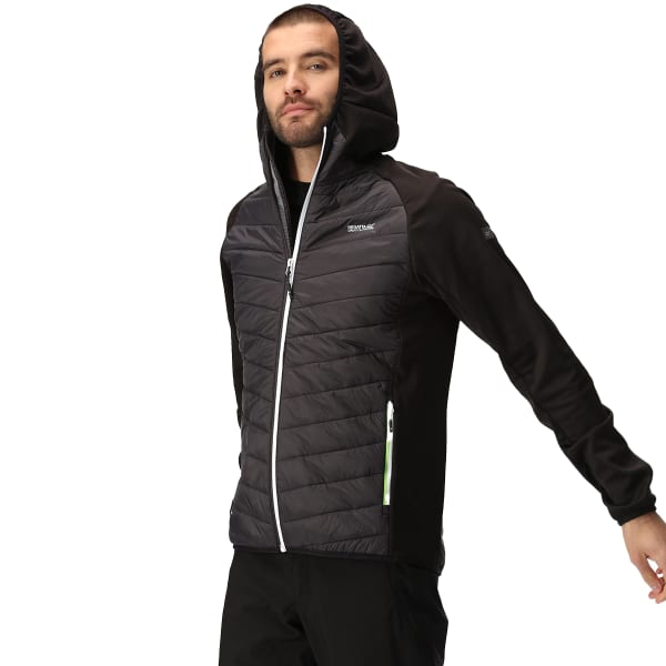 Doudoune randonnée REGATTA ANDRESON VIII HYBRD ASH/BLACK