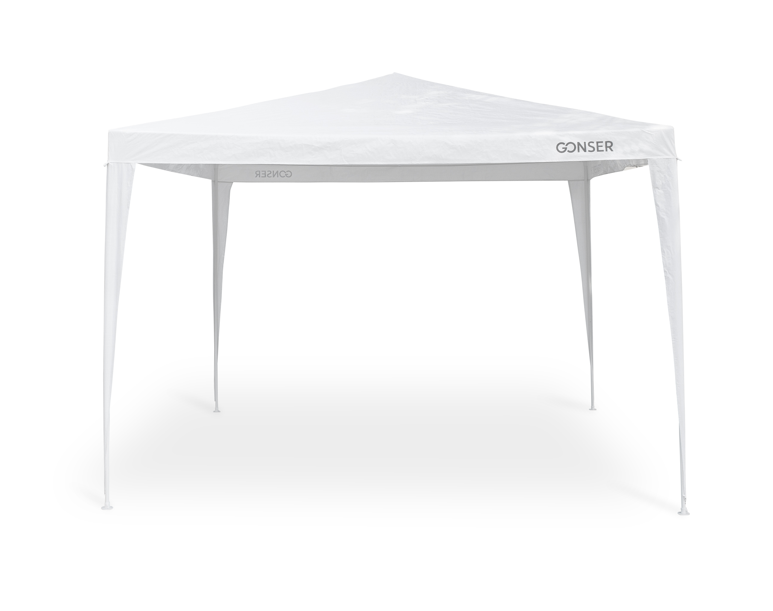 Pavillon JARA 3 x 3 m weiss 4er Set