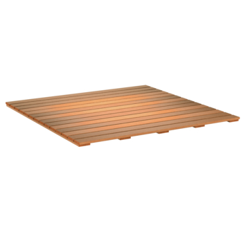 Vlondertegel glad Hardhout ca. 100x100 cm
