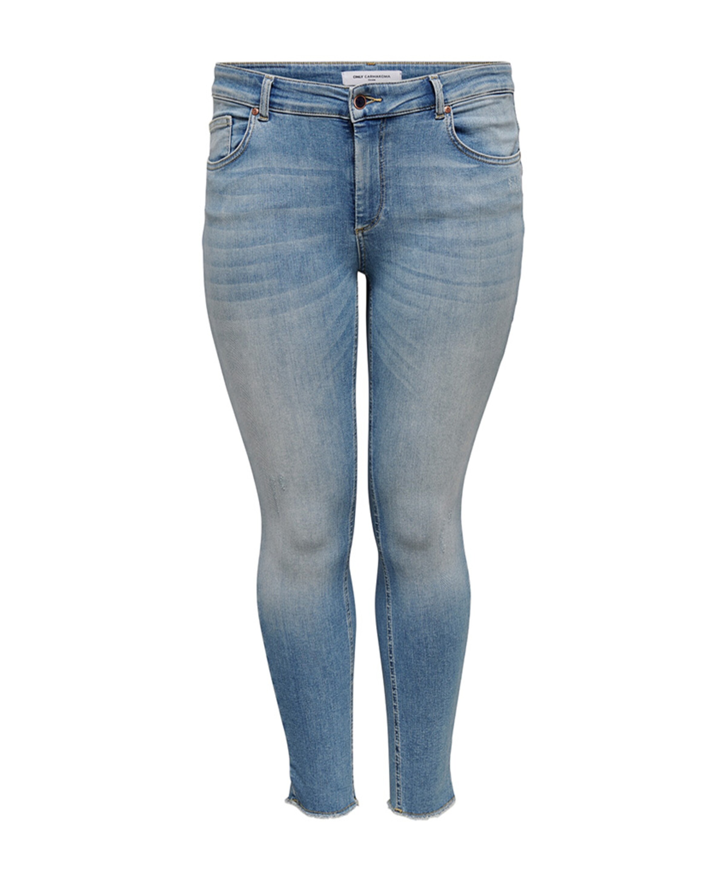 Only Carmakoma CARWILLY REG ANK SK REA1467 N jeans blauw