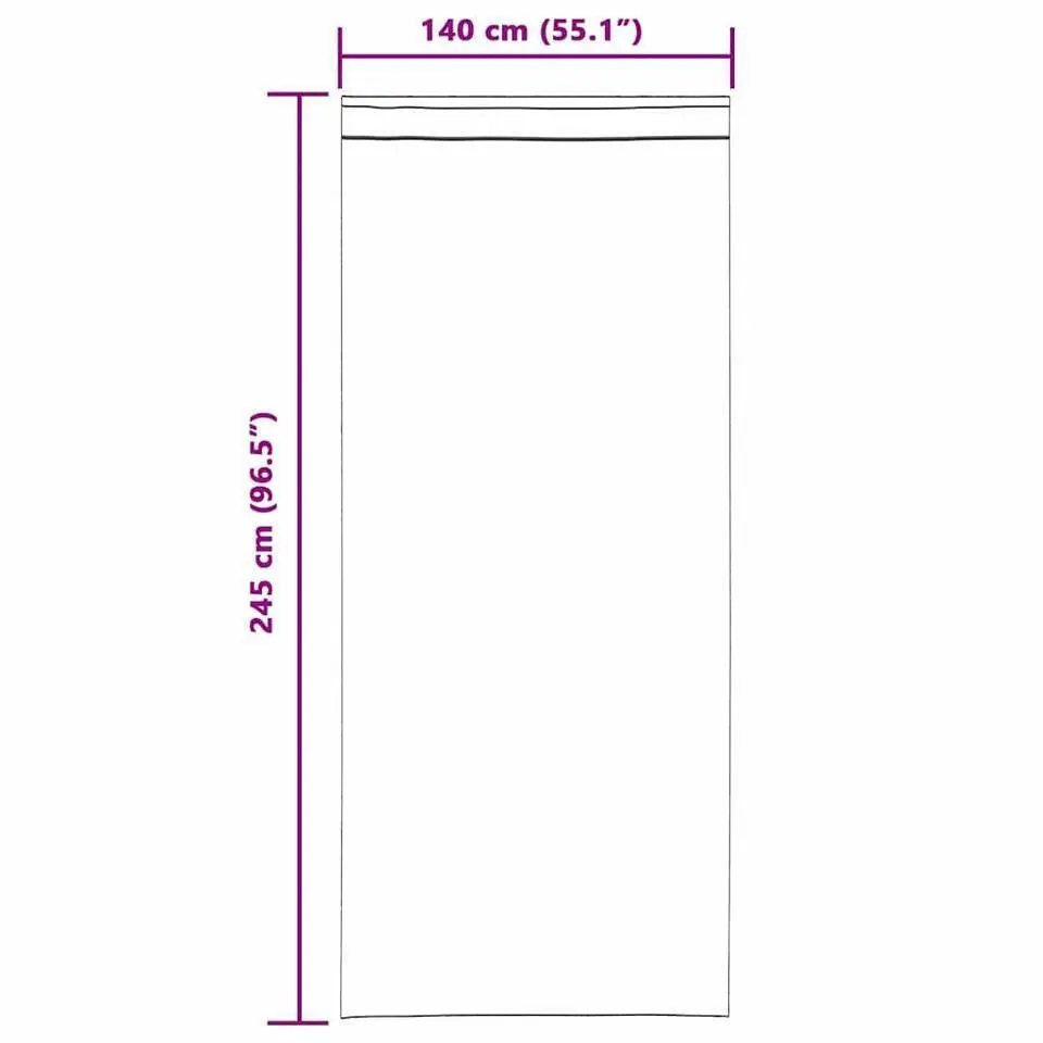 vidaXL Gordijnen - Verduisterend - 140x245 cm - Donkergroen - Fluweel - 2 Stuks