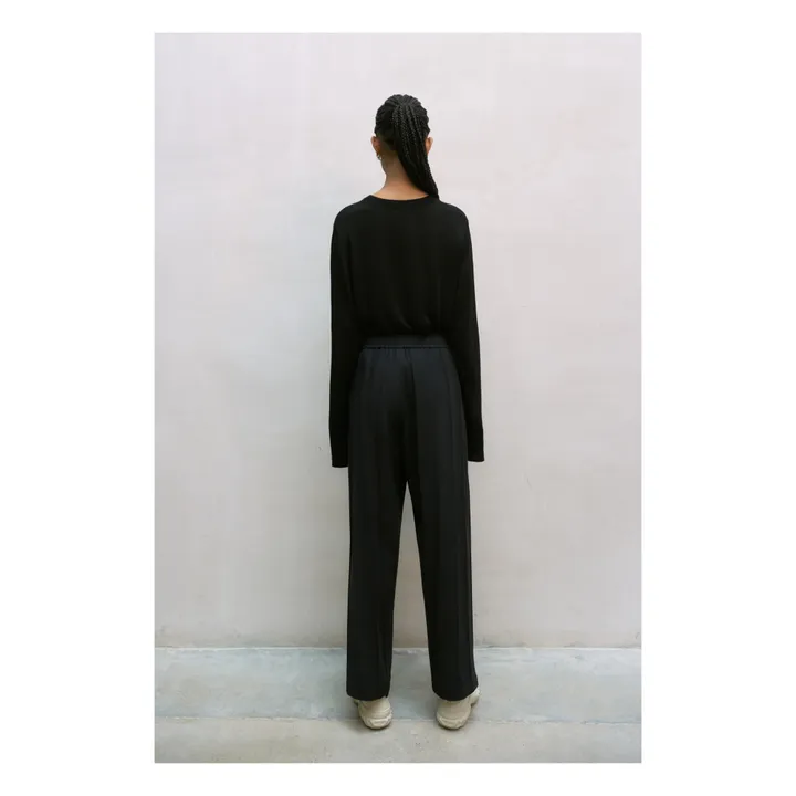 Cordera Pantalon Tailoring Relaxed | Noir