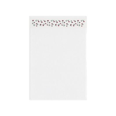 Linge de toilette brodé - 450 g/m²