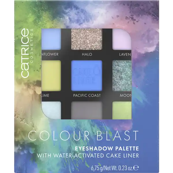 Colour Blast Eyeshadow Palette 020 Blue meets Lime