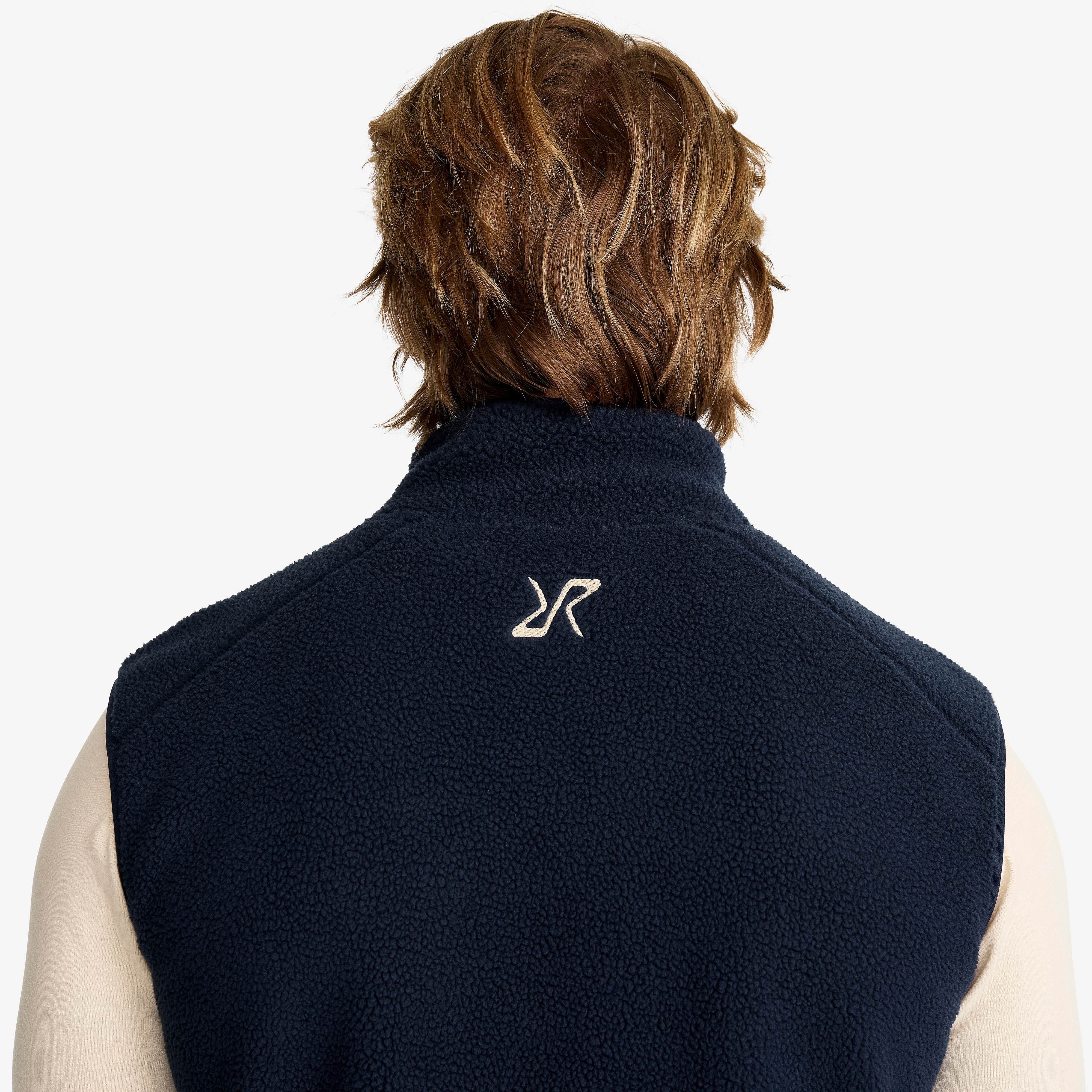 Canyon Full-zip Pile Fleece Vest Herre Navy