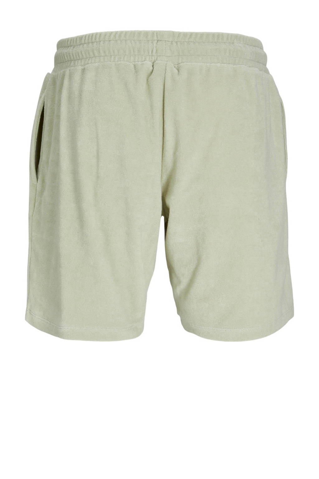 JACK & JONES badstof casual short JPSTJAYDEN JJJAMES zachtgroen