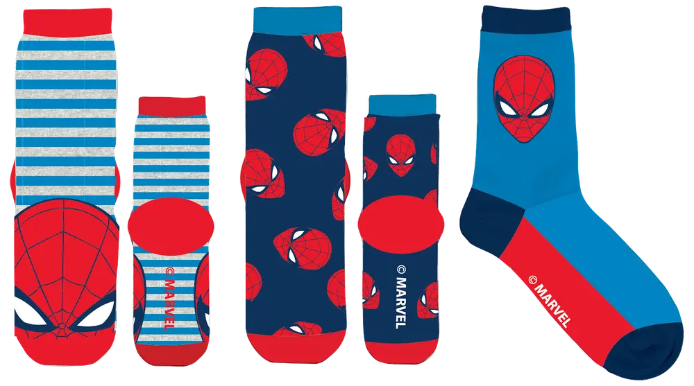 Spiderman strømper 3-pak - ass. motiver