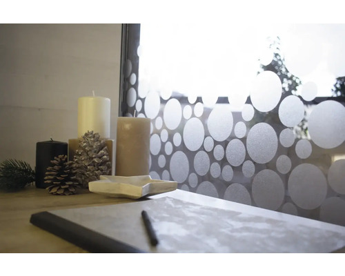 dc-fix® statische glasdecoratiefolie Melkachtig 45x150 cm