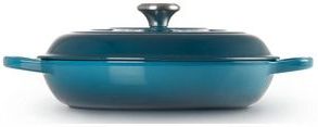Le Creuset - Campagnard - Braadpan - Deap Teal - Gietijzer