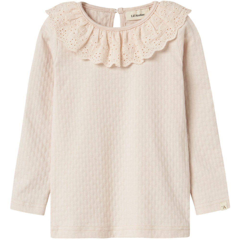 Køb Lil'Atelier Silver Peony Nmfkira Ls Slim Top Lil