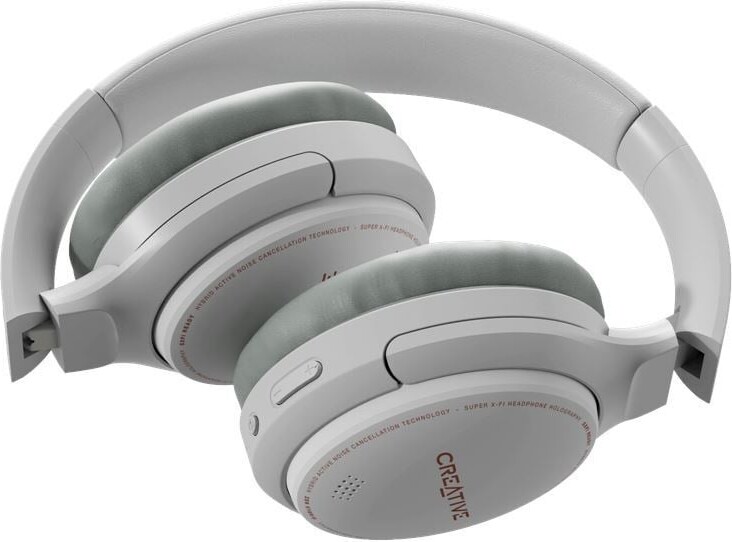 Creative - Zen Hybrid Anc Headphones - Over-Ear Hovedtelefoner - Hvid