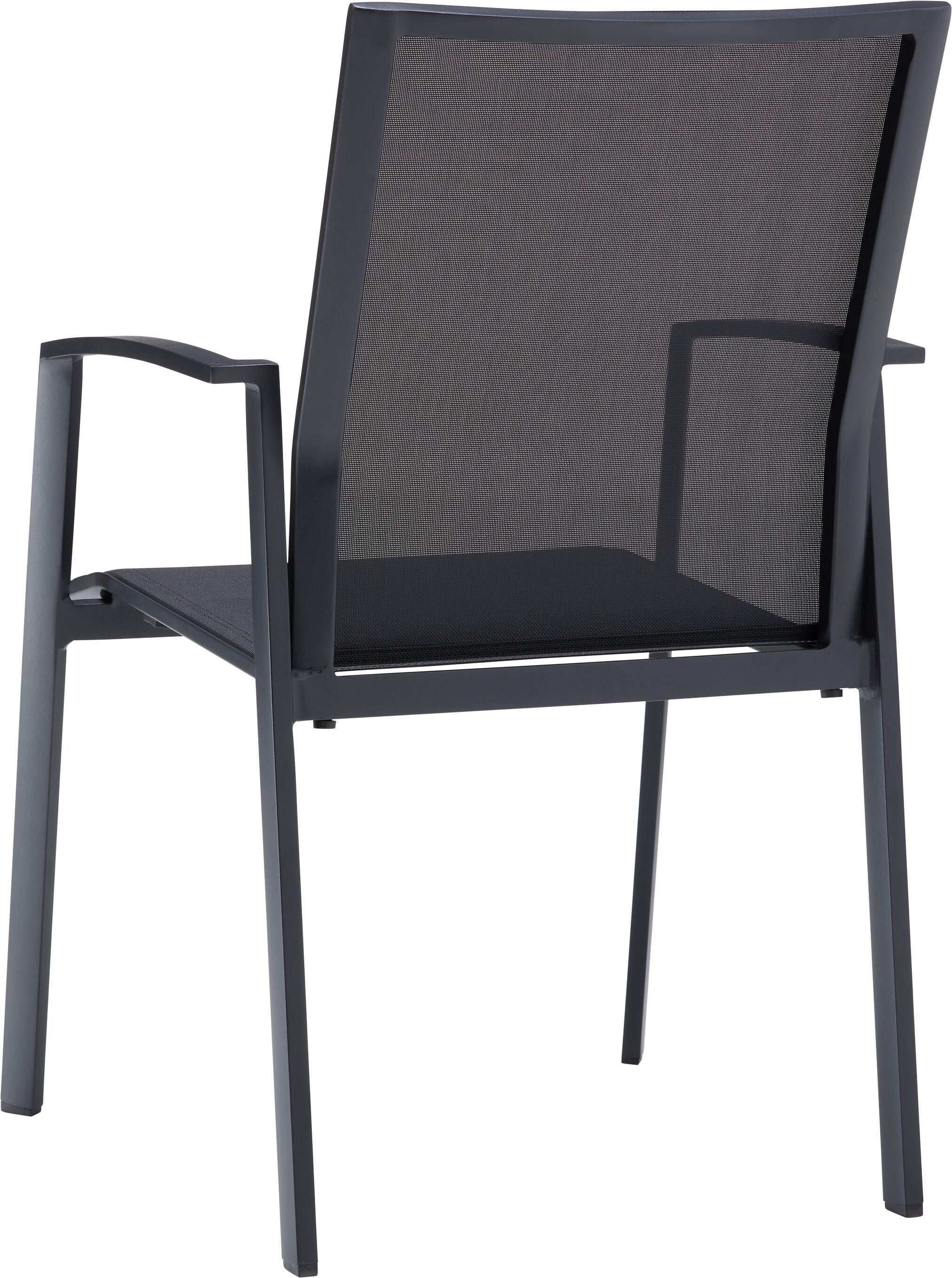 LEHUA Stuhl - Schwarz / B: 57.5 cm x T: 66.0 cm x H: 88.5 cm