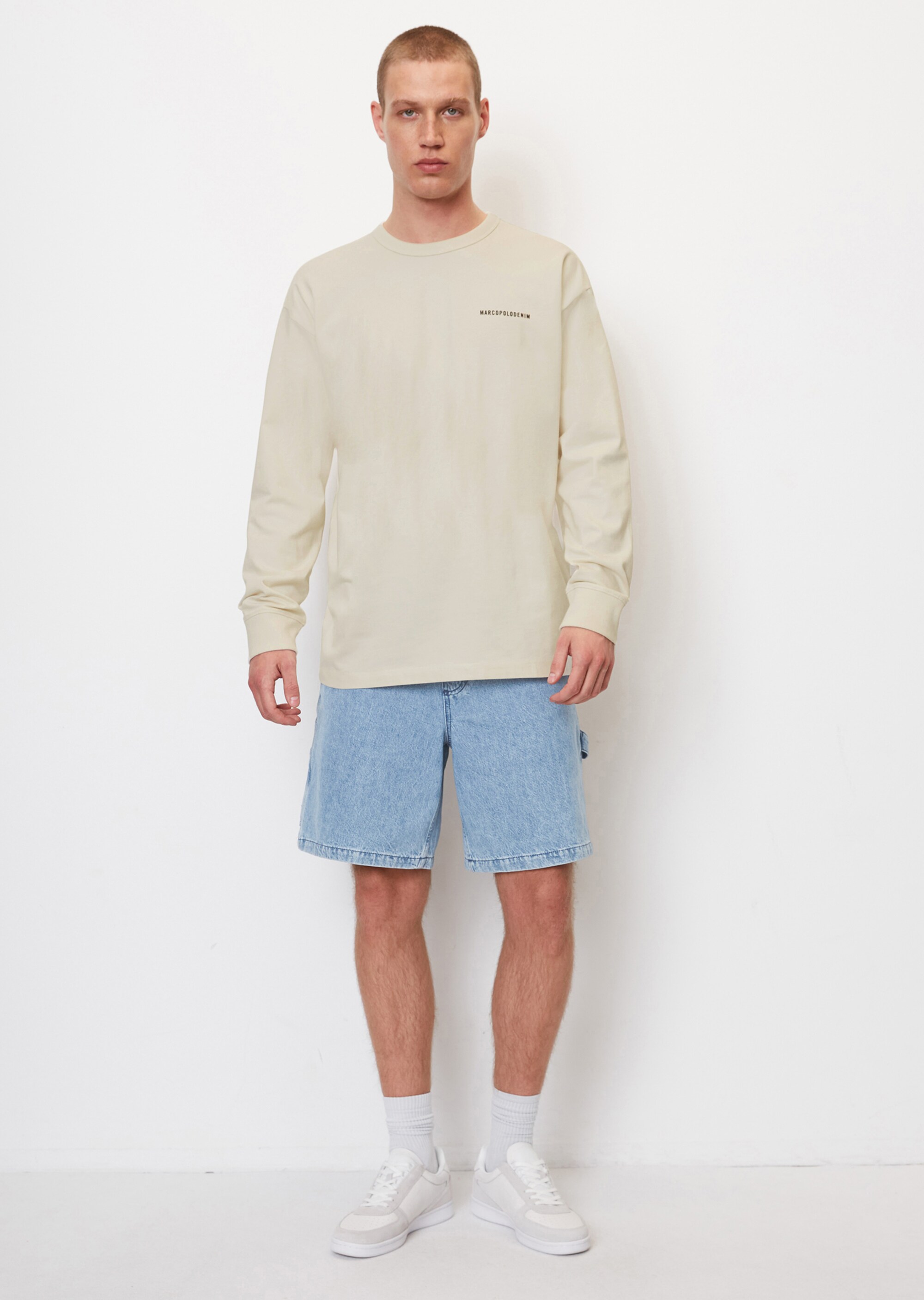 Oversize-Longsleeve mit großflächigem Rückenprint