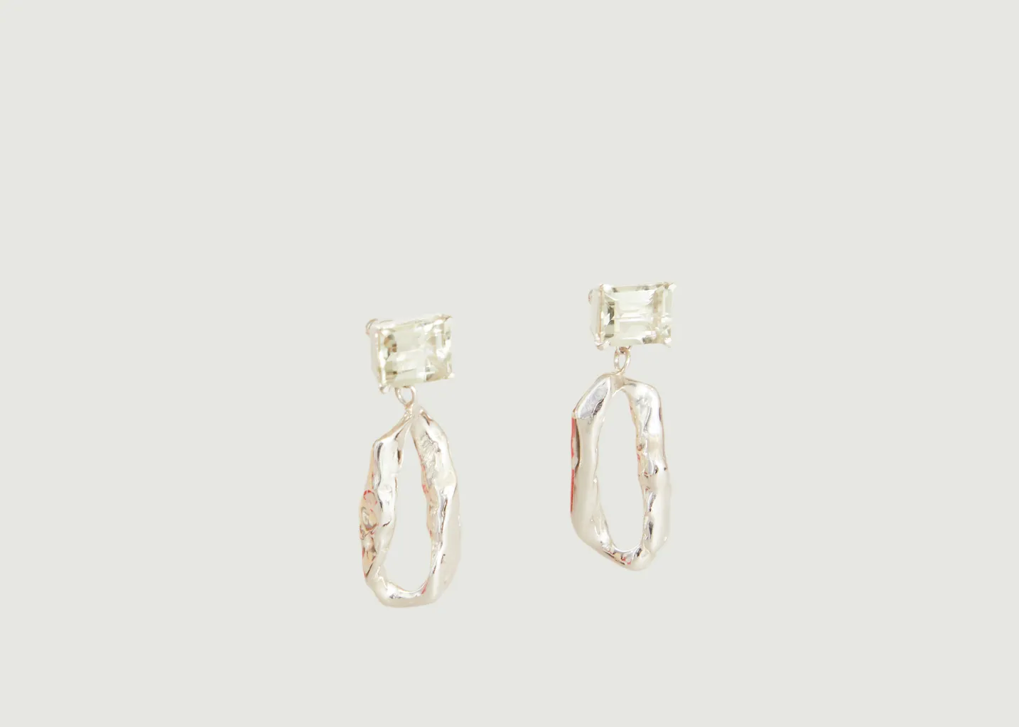 Boucles d'oreilles pendantes Terra Gem Amethyst FARIS