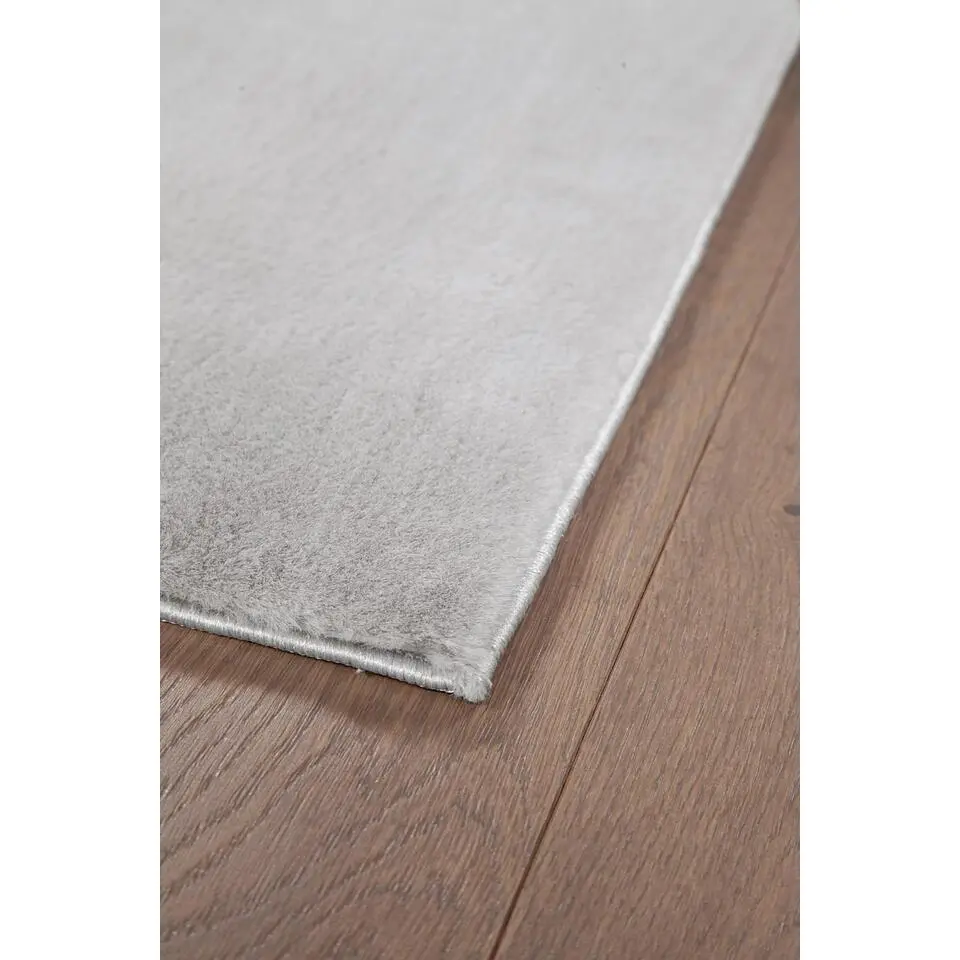 Dutch Lifestyle - Polyester - Vloerkleed - 60x120cm - Grijs