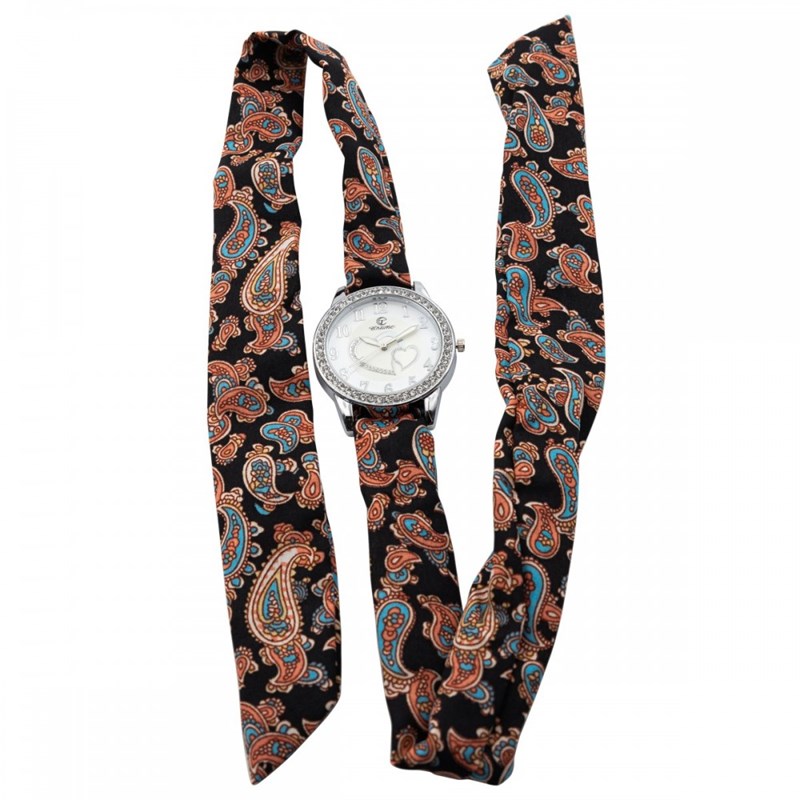Montre Femme CHTIME bracelet Tissu Noir