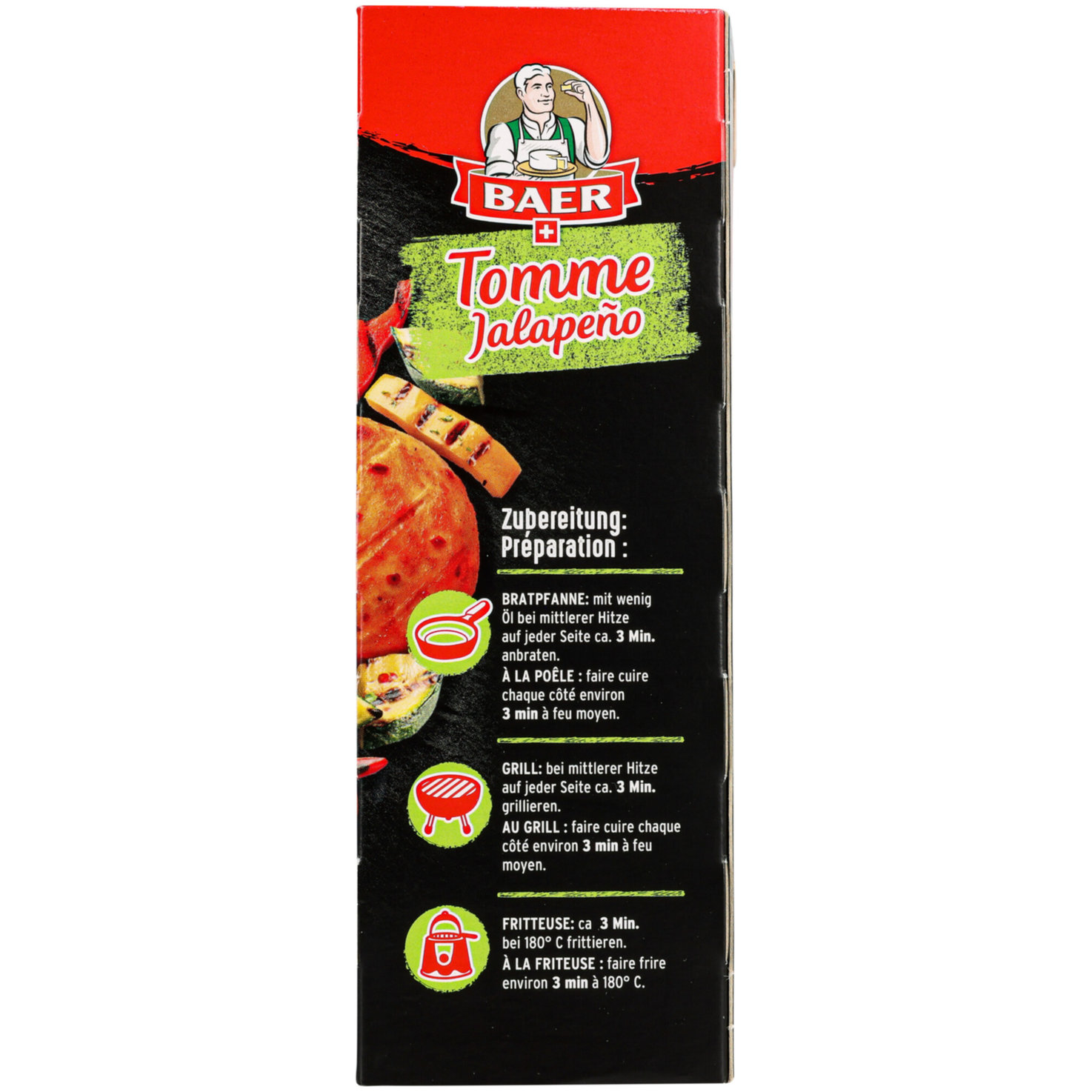Baer Happily Tomme Jalapeño 4x50g -