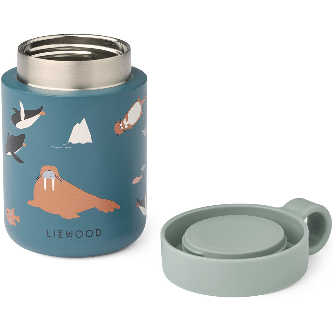 liewood rvs thermos containter kiani - arctic sea ocean view
