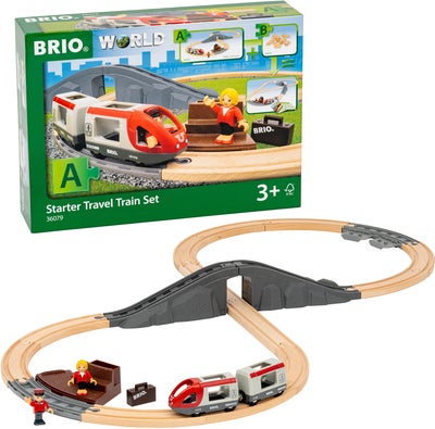 BRIO World 36079 Startsett Med Passasjertog