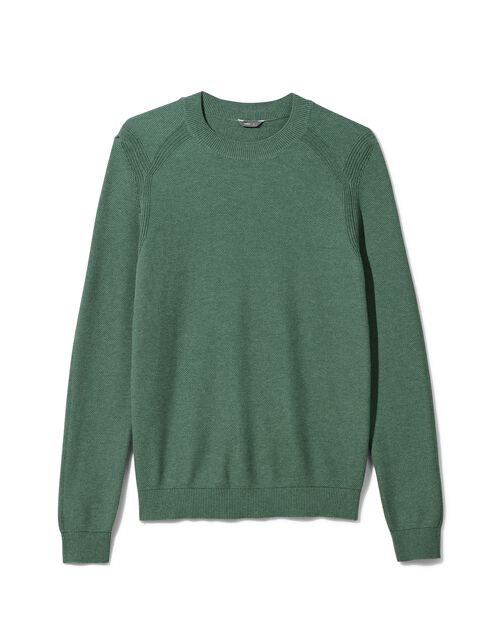 pull piqué homme  vert