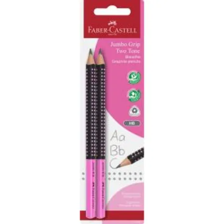 Faber-Castell Bleistift Jumbo Grip Two Tone, 1 Packung, 3-fach sortiert