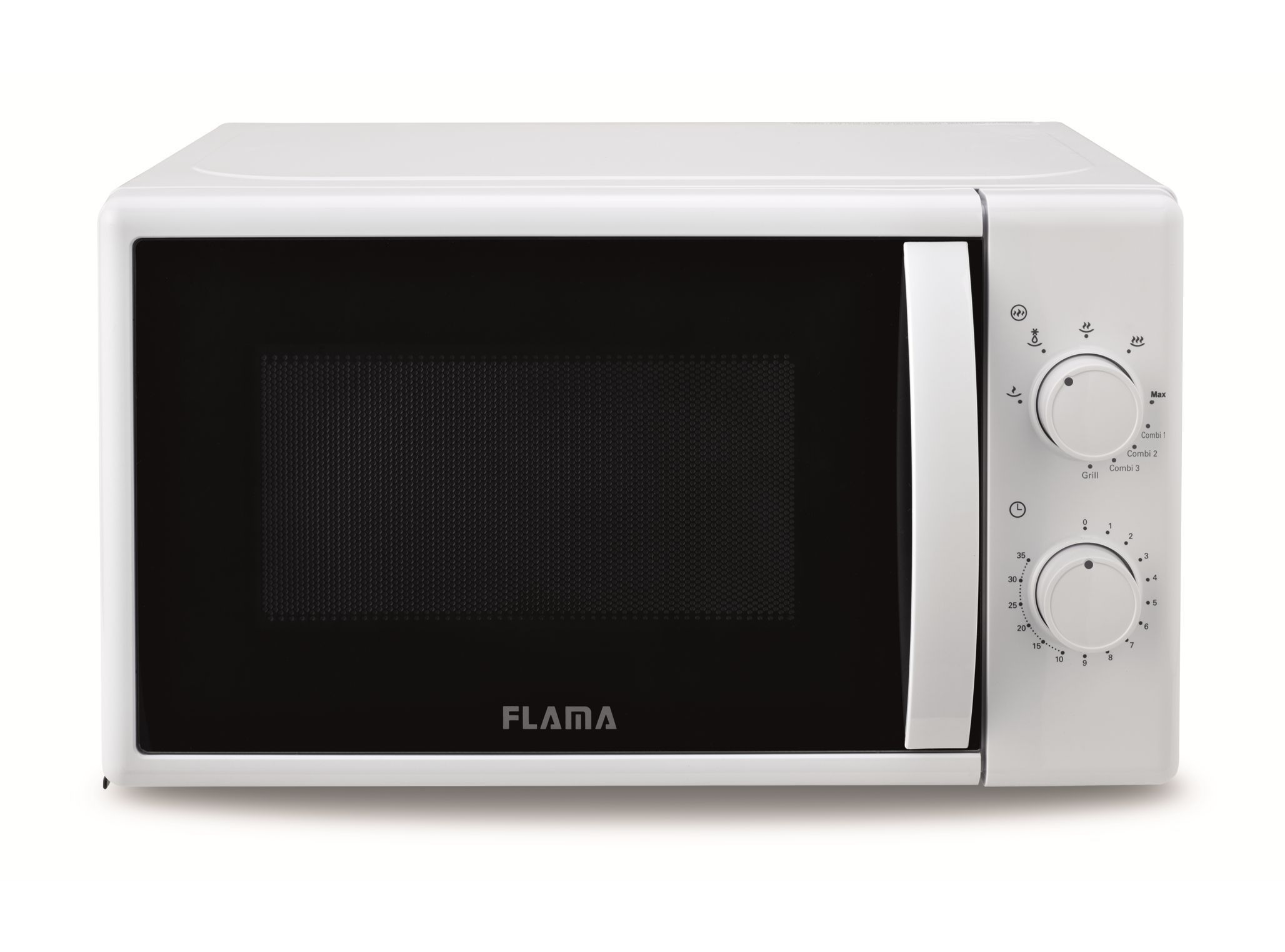 MICRO-ONDAS COM GRILL FLAMA 1884FL BRANCO 20LT