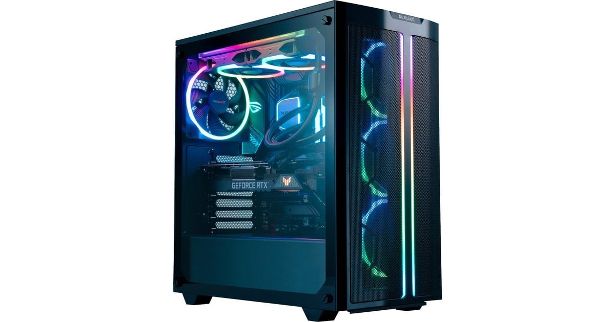 be quiet!Light Wings PWM RGB case fans  (Zwart, 3 stuks, 120 x 120 x 25 mm)