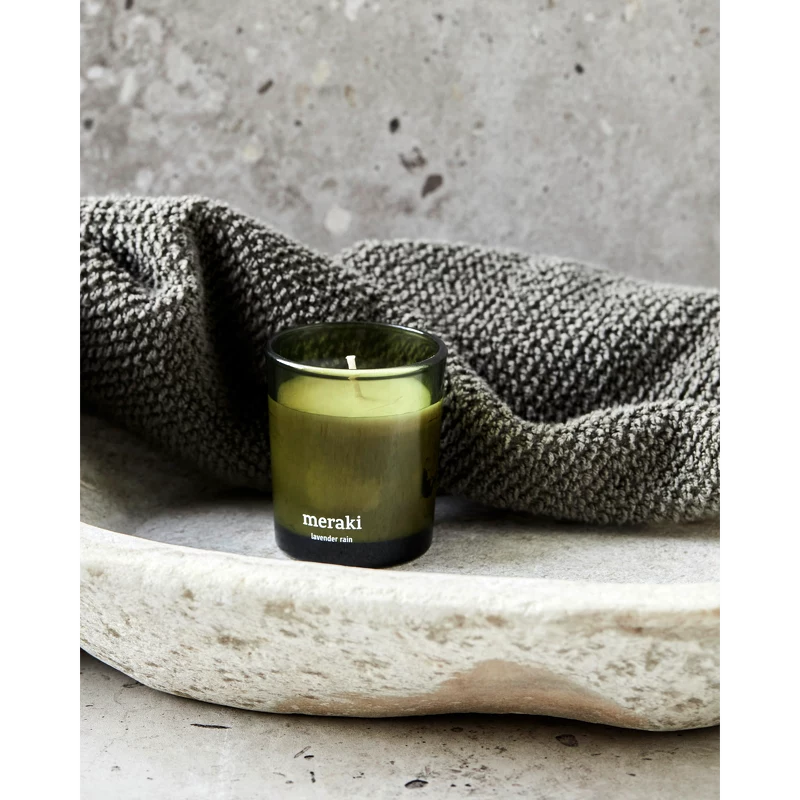 Meraki Scented Candle 2 x 60 gr. - Lavender Rain