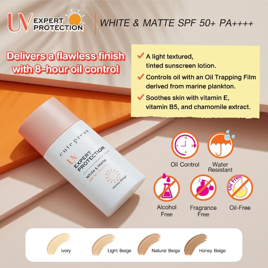 Cute Press - UV Expert Protection Wit & Mat SPF 50+ PA++++