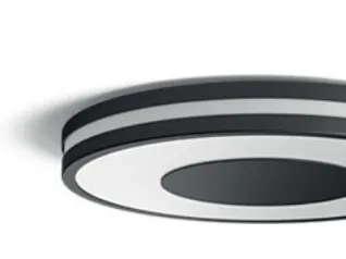 Philips Hue White ambiance Being - Loftslampe - LED - 22.5 W (tilsvarende 204 W) - klasse F - varmt til køligt hvidt lys - 2200-6500 K - sort