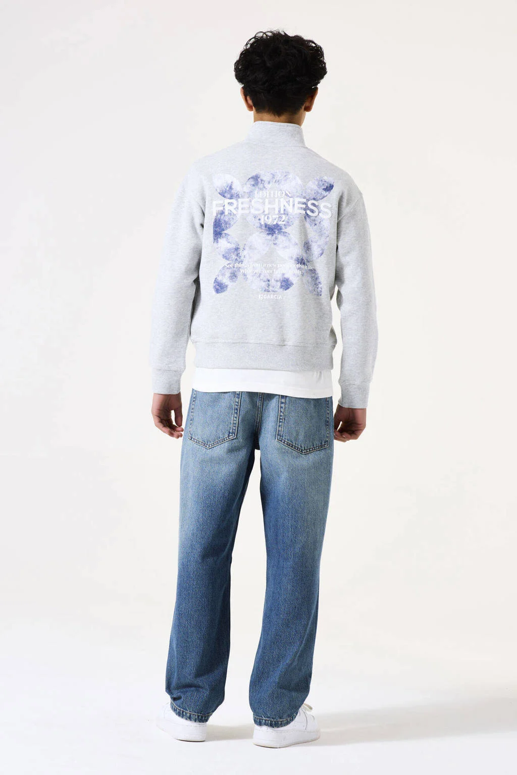 Garcia sweater grijs melange