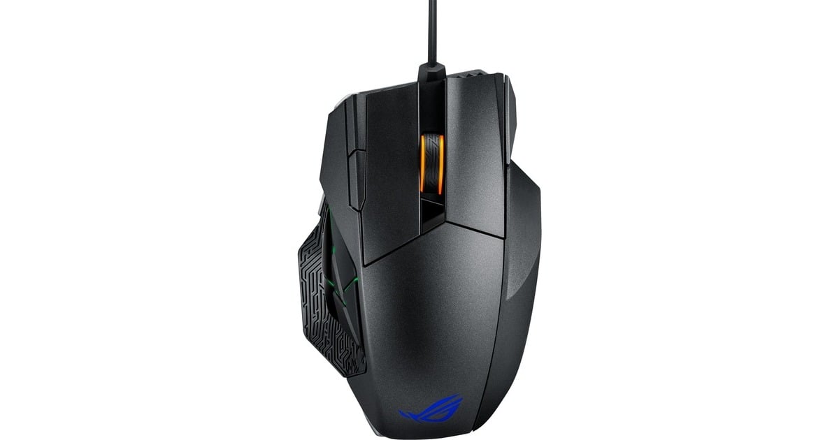 ASUSROG Spatha X gaming muis  (Zwart, 19000dpi)