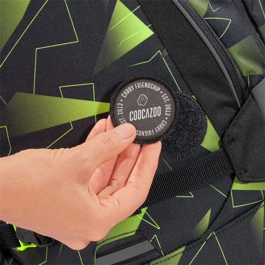 Coocazoo Joker - Schulrucksack 42 cm Lime Flash